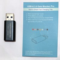 Data blocker USB-A против изтичане на данни при зареждане през USB порт, снимка 2 - USB кабели - 38773696