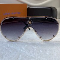 Louis Vuitton Mъжки слънчеви очила маска висок клас, снимка 1 - Слънчеви и диоптрични очила - 39123065