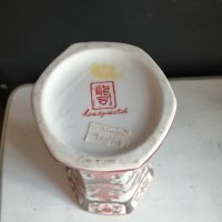 декоративен комплект стар японски порцелан с печат, снимка 7 - Антикварни и старинни предмети - 40591265