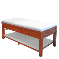 Дървено масажно/козметично легло с чекмеджета ML310, снимка 6 - Кушетки - 36216917