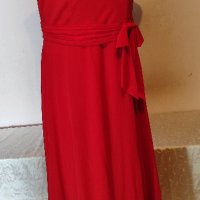 Официална дълга бална рокля р-р ХЛ, нова, със забележка, снимка 4 - Рокли - 40854167
