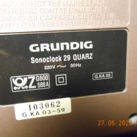 Grundig sonoclock 29  alarm clock radio vintage 89, снимка 12 - Други - 40899636