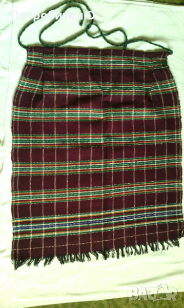 Чисто нова домашно тъкана престилка от Ямболския край. 60/74см., Не употребявана., снимка 1