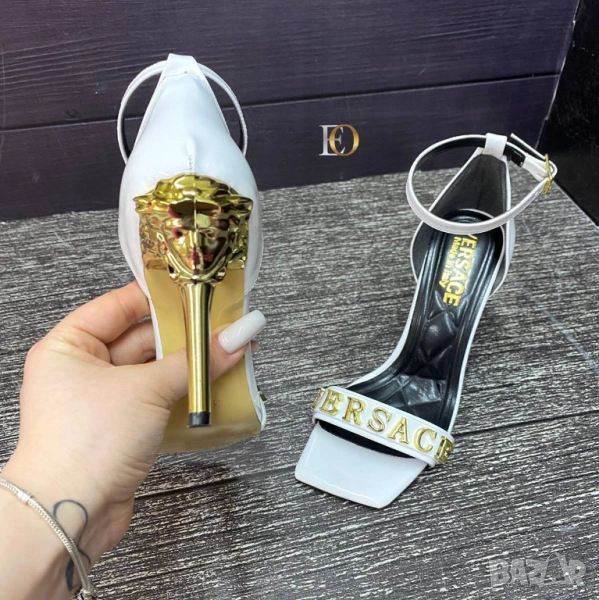 сандали на ток versace, снимка 1