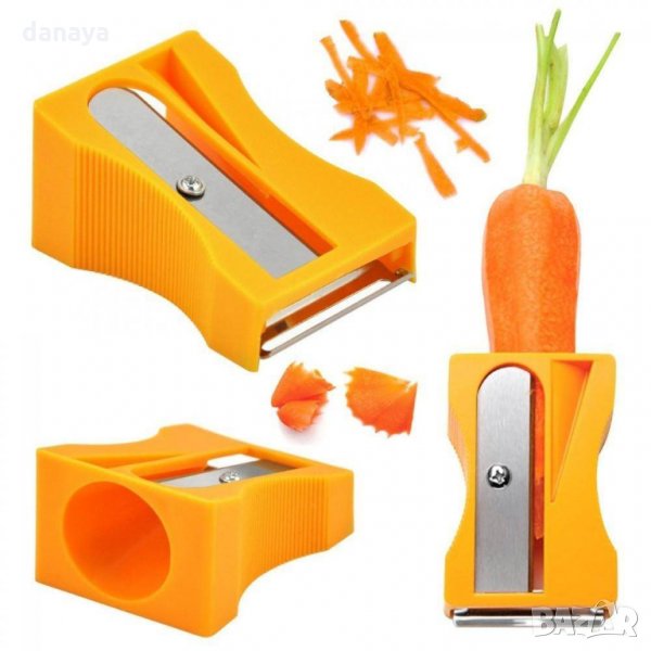 349 Острилка за моркови белачка ренде уред за декорация на зеленчуци и плодове, снимка 1