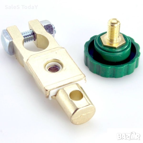 Клема за акумулатор, 12/24V, 175A, 1 БРОЙ, до 500А, прекъсвач, ключ маса, снимка 1