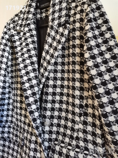 Дамско сако вълна-лен-памук М-Л, снимка 1