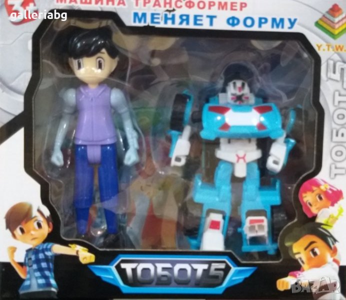 Фигурка + робот трансформърс - Тобот (Transformers), снимка 1