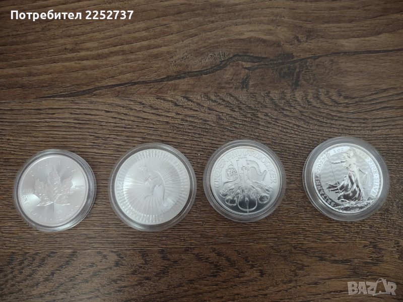 Инвестиционни сребърни монети, снимка 1