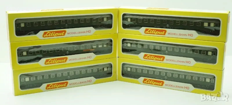 H0 1/87 LILIPUT ЛОКОМОТИВ ВАГОН ВЛАК ВЛАКЧЕ ЖП ЛОТ 6 БР., снимка 1