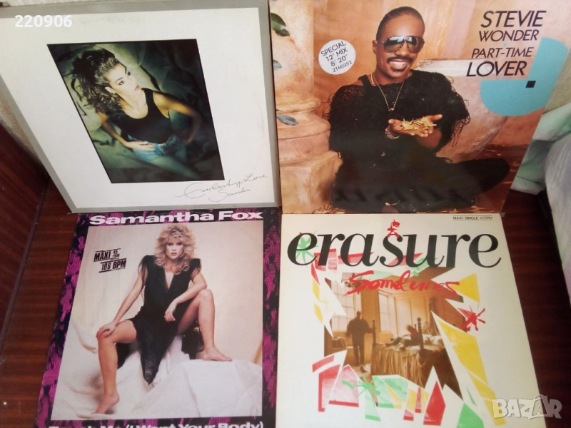 12" Erasure, Stevie Wonder, снимка 1