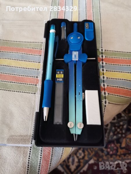 Ученически пергел, нов, немски, снимка 1