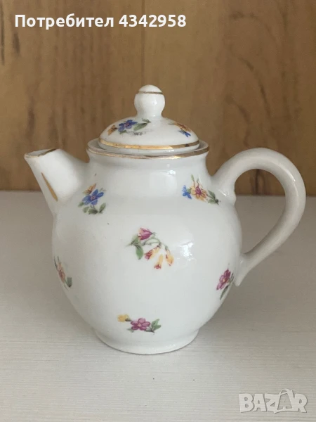 Ретро мини чайник. Порцелан. Германия, снимка 1