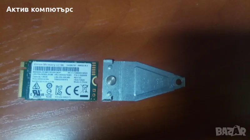 SSD Union Memory 128GB M.2 2242/2280 PCIE NVMe, снимка 1