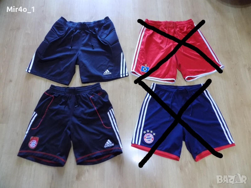 футболни къси панталони hamburger hsv bayern munich adidas шорти гащета екип оригинални мъжки спорт, снимка 1