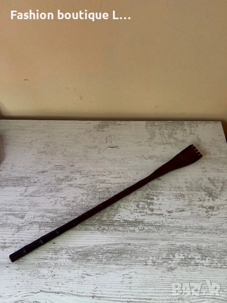 Дървена дълга чесалка за гръб ❤️, снимка 1