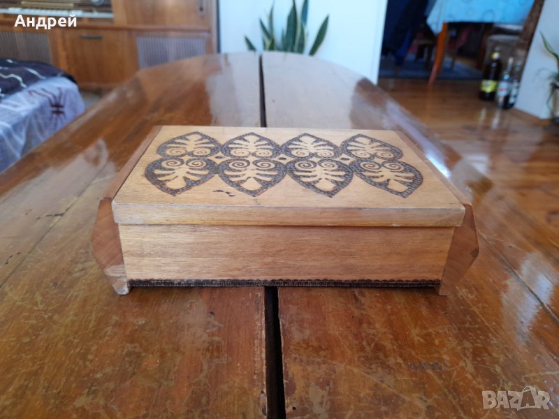 Стара дървена кутия #9, снимка 1