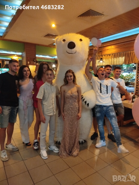 Голяма бяла мечка за Коледа, снимка 1