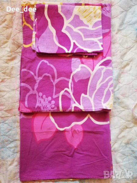 Спални комплекти/бельо с мечета, облачета и цветя за кошара 60х120 , снимка 1