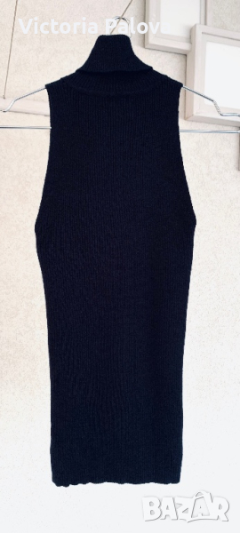 Идеален черен потник с поло яка INTIMISSIMI, снимка 1