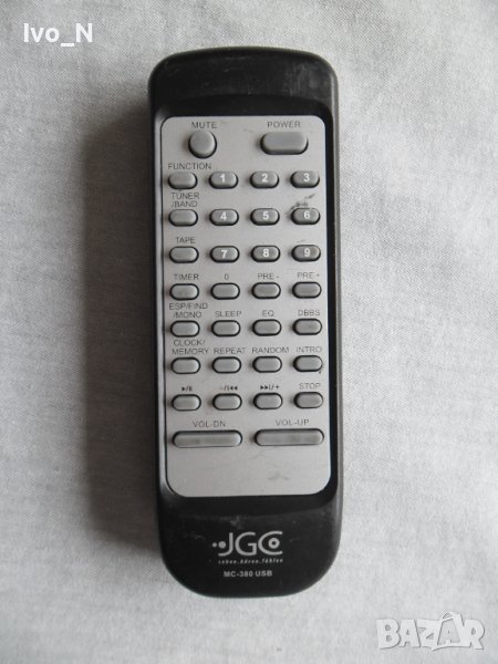 Дистанционно JGC MC 380 USB., снимка 1