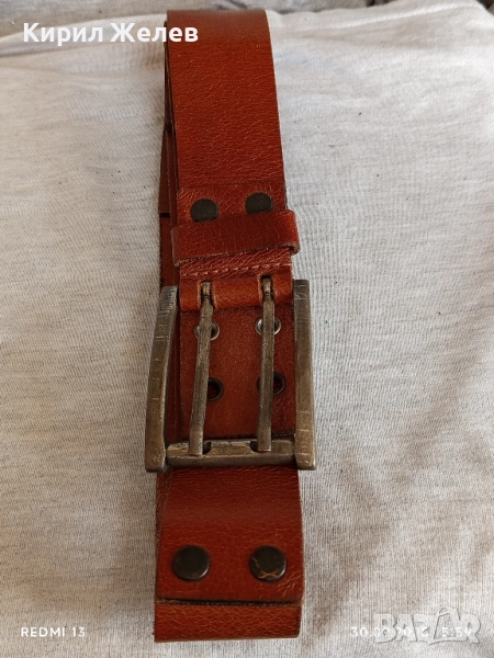 Дамски кожен колан HANDMADE KAMPARA много красив стилен дизайн 46239, снимка 1