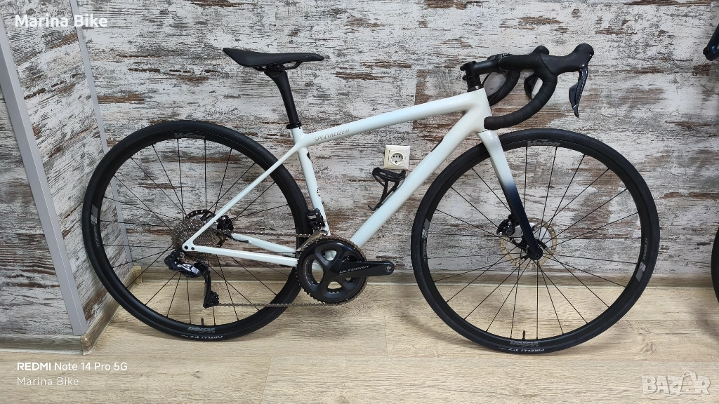 Карбонов шосеен велосипед Specialized Aethos Expert Disc Ultegra Di2 Trimax| 49 , снимка 1