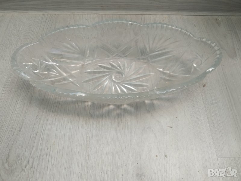 стъклена,кристална купа, снимка 1