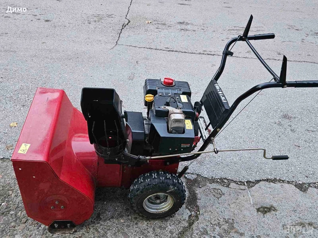 Бензинов снегорин - двустепенен, снимка 1