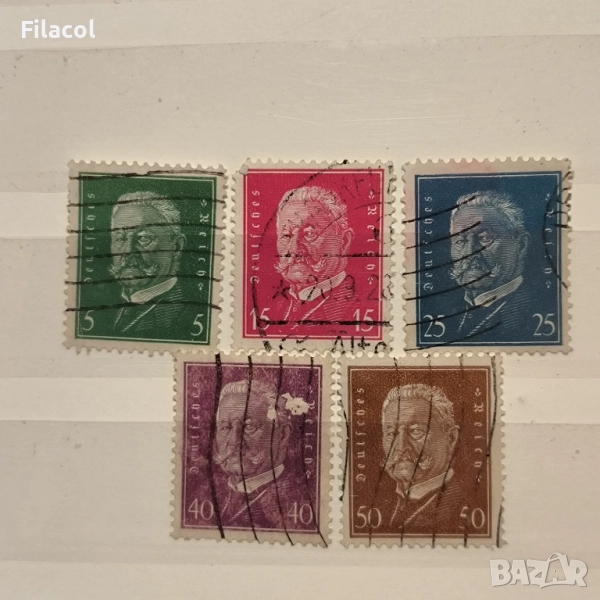 Германия Райх 1928 година Паул фон Хинденбург, снимка 1