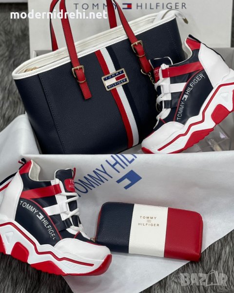 Дамска чанта портфейл и спортни обувки Tommy Hilfiger код 164, снимка 1
