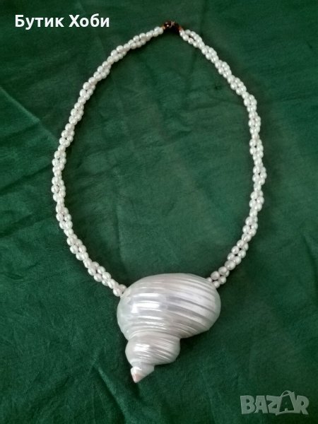 Атрактивно колие от естествени перли, снимка 1