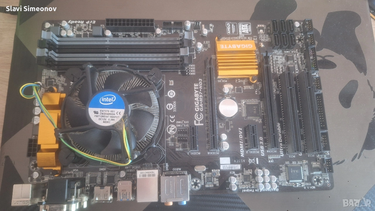 GIGABYTE GA-H97-HD3 SUS PROCESOR I5 , снимка 1
