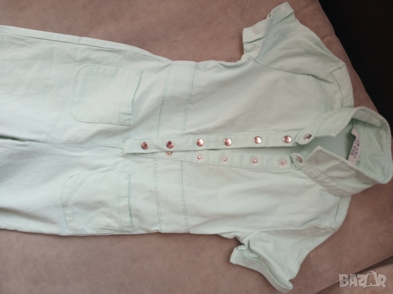 Детски гащеризон цвят мента , снимка 1