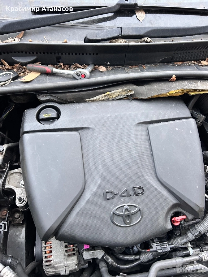 12611-0X020. Декоративен капак двигател за Тойота Авенсис T27. Дизел. 2013-2019г, снимка 1