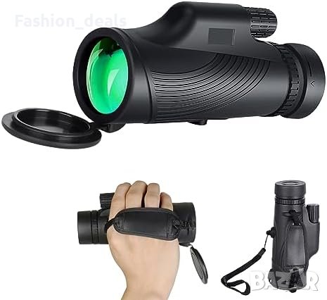 Нов Водоустойчив Монокулярен телескоп 10X42 за наблюдение и туризъм, снимка 1