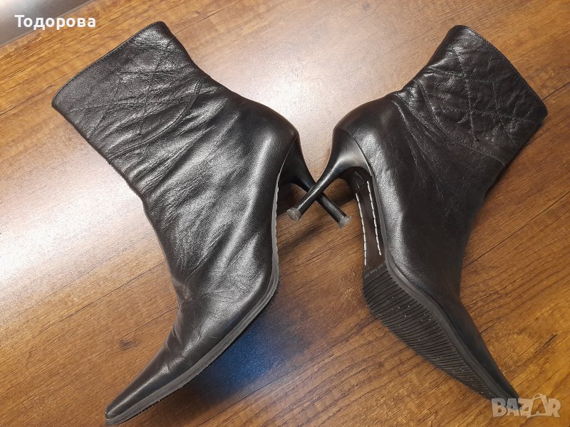 Елегантни дамски боти - естествена кожа, снимка 1
