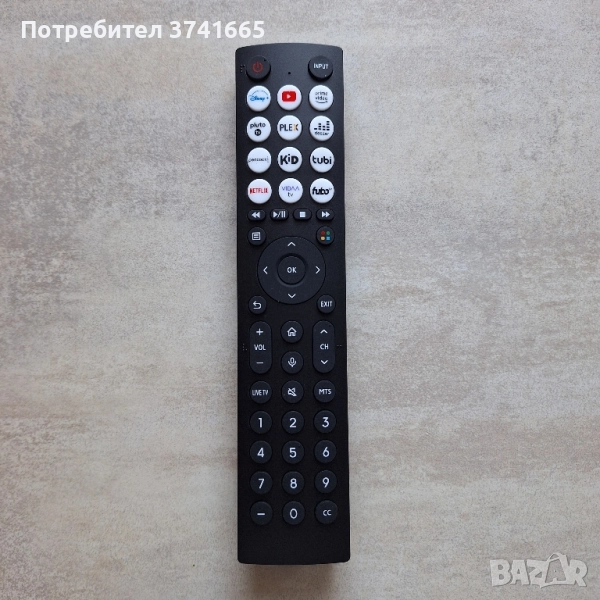 Дистанционно за телевизор Hisses Smart  TV ERF2B36H, снимка 1