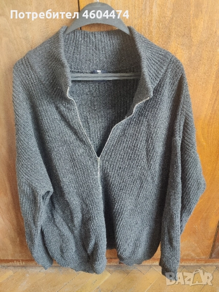 Тъмносива мъжка жилетка XL/XXL , снимка 1