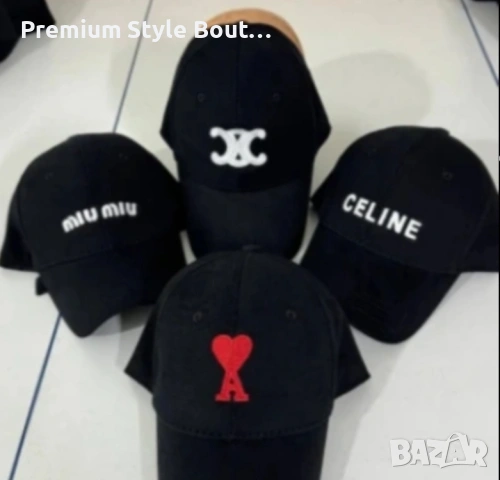 шапка с козирка celine, снимка 4 - Шапки - 53626697