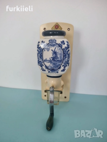 Антична стенна мелничка за кафе , снимка 5 - Декорация за дома - 52029188