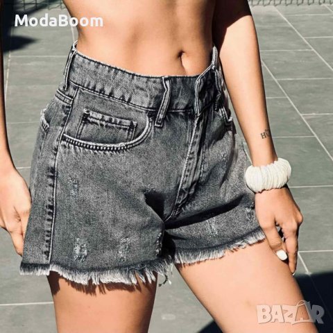 Дамски къси дънки , снимка 2 - Къси панталони и бермуди - 41303629