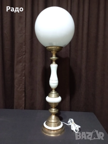 Комплект от две много големи порцеланови лампи - лампа, снимка 2 - Антикварни и старинни предмети - 52511839