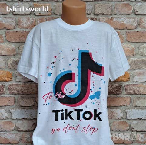 Нова детска тениска с дигитален печат TIK TOK, снимка 2 - Детски тениски и потници - 42682752