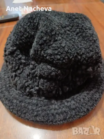 Шапка плетена тип бомбе , снимка 3 - Шапки - 48634798