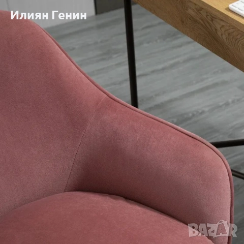 Офис стол Vinsetto с копчета, регулируема височина, функция люлеене, снимка 3 - Столове - 51970888