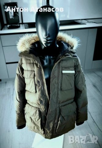 GEOX Зимно яке тип парка с гъши пух, снимка 5 - Якета - 52931769