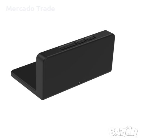 Часовник - будилник с безжична база за зареждане Mercado Trade, 3в1, 10W, Черен 10W, снимка 2 - Безжични зарядни - 44507559