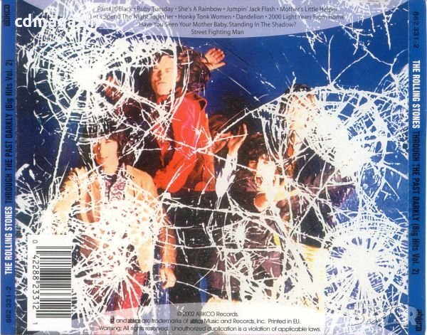 Компакт дискове CD Rolling Stones* – Through The Past, Darkly, снимка 2 - CD дискове - 35886853