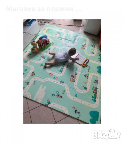 ДВУЛИЦЕВА ДЕТСКА ПОСТЕЛКА ЗА ИГРА РАЗМЕР 2 Х 1.8м МЕМОРИ ГИМНАСТИКА, снимка 12 - Други - 34152419